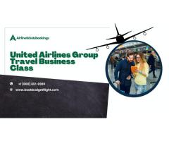 United Airlines Group Travel Business Class / 1