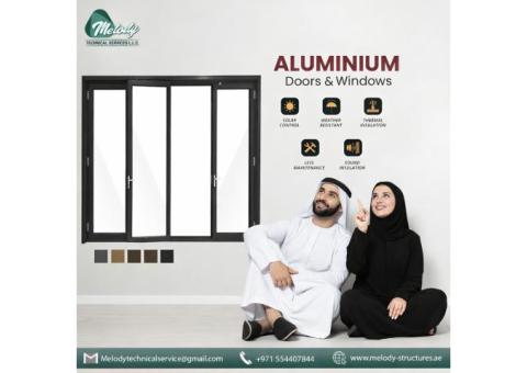 Aluminium Windows and Doors | Aluminium & Glass Work in Dubai