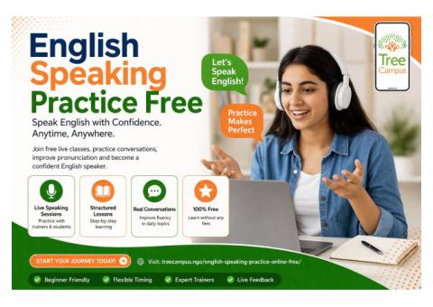 Learn English Online Free with TreeCampus – Start Speaking Confidently Today