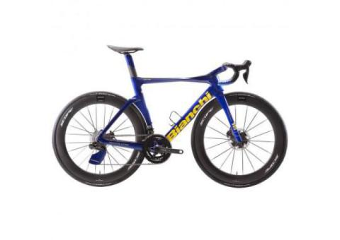 2025 Bianchi OLTRE RC Founder Edition - Blue Italia - Yellow Heritage (KINGCYCLESPORT)