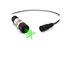 Precise Aligned 515nm Green Cross Line Laser Module for Sealed Experimental Chambers