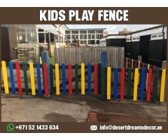 White Picket Fences in Dubai | Swimming Pool Wooden Fences in Uae.