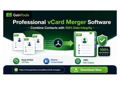 Professional vCard Merger Software: Combine Contacts with 100% Data Integrity