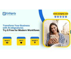 Facing manual Signing Delays? Try eSignatures with EzSignly