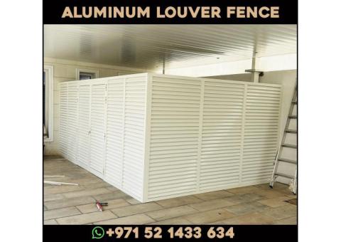 Aluminum Louver Fences Uae | Aluminum Slatted Fences Dubai.
