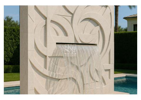 Abstract Fountain – Modern Decorative Water Feature