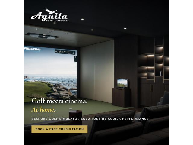 Aguila Performance | Premium Indoor Golf Simulators UAE