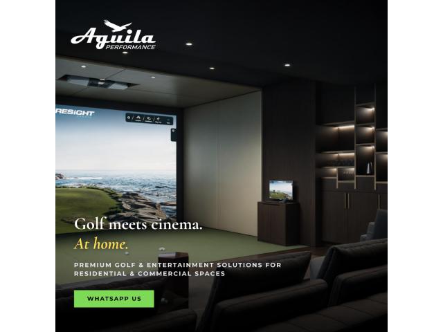 Aguila Performance | Premium Indoor Golf Simulators UAE