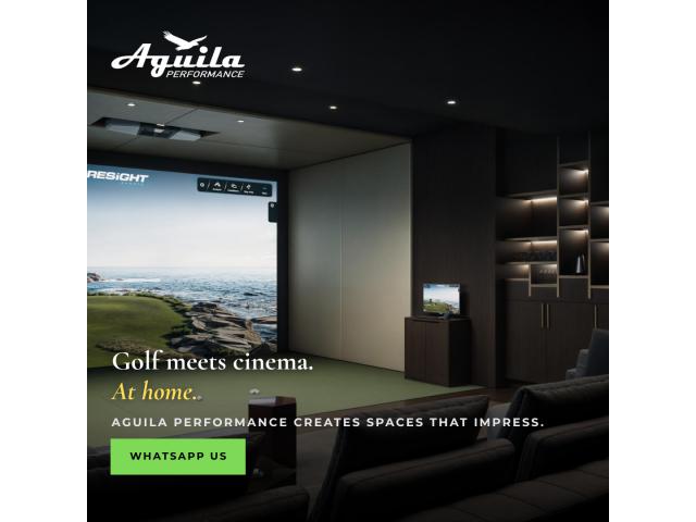 Aguila Performance | Premium Indoor Golf Simulators UAE