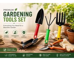 Colorful 3pcs Garden Tool Set with Plastic Handle | MakerBazar