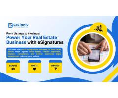 Close Real Estate Deals Faster with eSignature Software