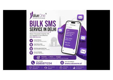 Reliable Bulk SMS Service in Delhi for Business Growth