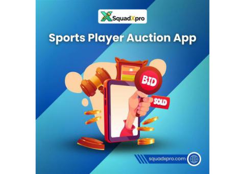 Professional Sports Player Auction App – SquadxPro