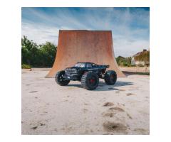 Arrma 1/5 Outcast 8S EXB 4X4 Roller Brushless Stunt Truck, Black (MEGATRONTOYS)