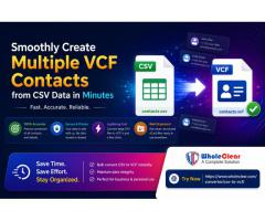 Smoothly Create Multiple VCF Contacts from CSV Data in Minutes