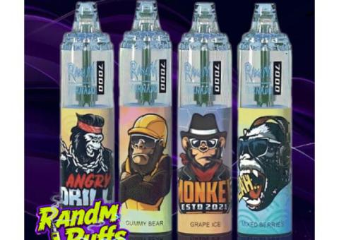 RandM Tornado 7000 0% Nicotine – Moderne Disposable Vape