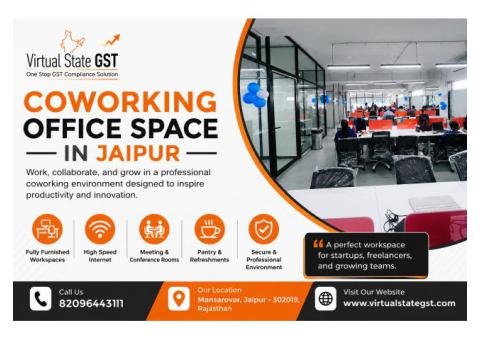 Affordable Coworking Office Space in Jaipur for Startups & Professionals