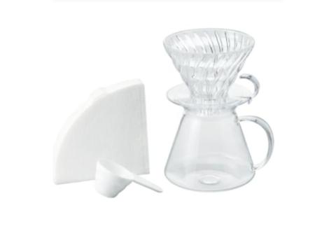 Buy Hario V60 Glass Brewing Kit Online in UAE – Brewing Gadgets