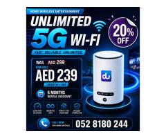 DU HOME WIFI INTERNET SERVICE ALL OVER UAE