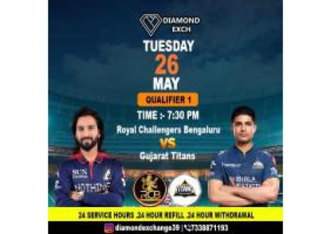 RCB vs GT – IPL 2026 Action Begins at 7:30 PM with DiamondExch ID.
