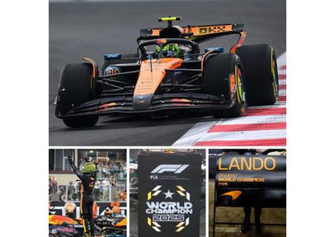 Minichamps McLaren MCL39 w. Standing Figure & Pit Boards  (MEGATRONTOYS)
