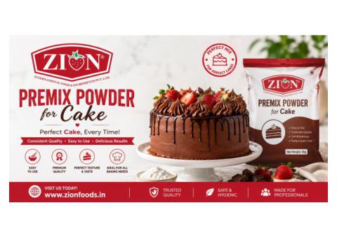 Premium Premix Powder for Cake by Zion Foods
