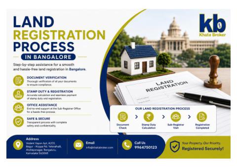 Land Registration Process in Bangalore | Khata Broker