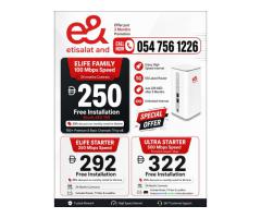 0547561226 Etisalat Home WiFi internet connection