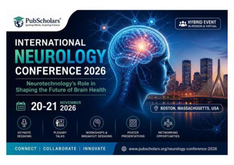 Global Neurology Conference 2026 for Research & Innovation