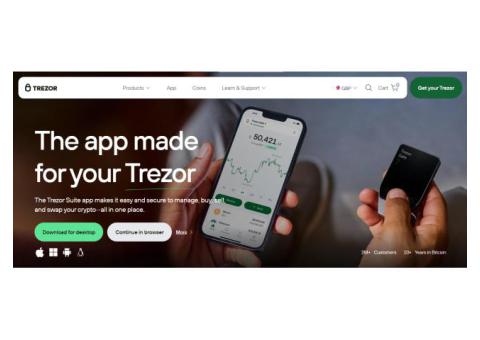 Trezor.io/Start - Download Trezor Suite App | Official Site®