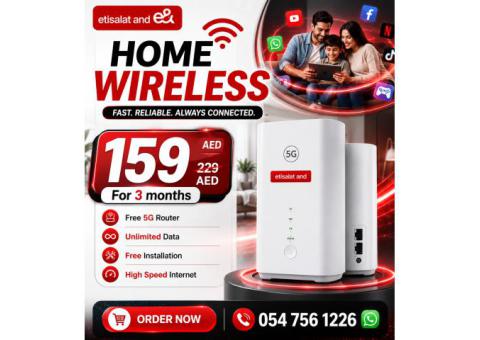 0547561226 Etisalat Home WiFi internet