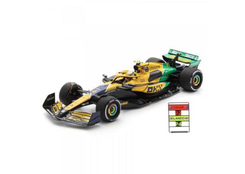 Spark McLaren MCL38 - 2024 Monaco Grand Prix - #4 L. Norris 1:12 Model Car (MEGATRONTOYS)
