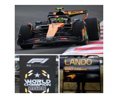 Spark McLaren MCL39 w. Pit Boards - 2025 Abu Dhabi Grand Prix 1:12 Model Car  (MEGATRONTOYS)