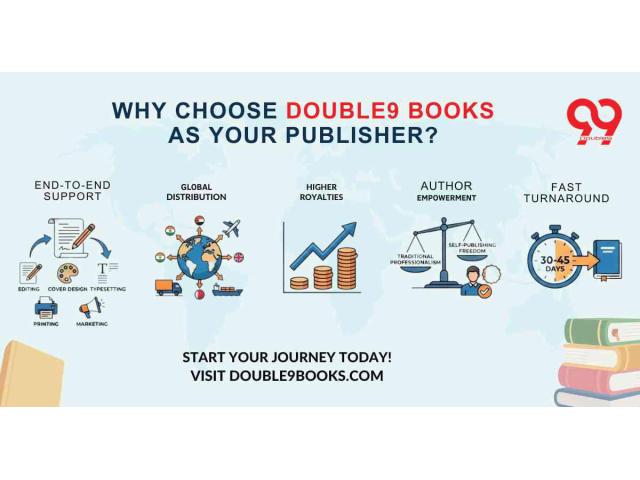 Why choose Double9 Books as your publisher