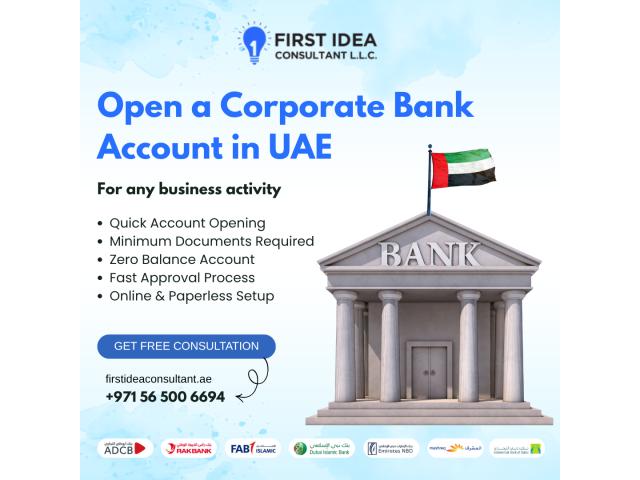 Dubai Business Setup & Bank Account Opening