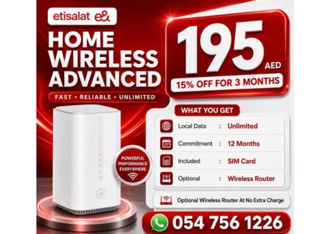 0547561226 Etisalat Home WiFi internet