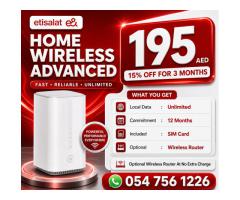 0547561226 Etisalat Home WiFi internet