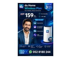DU HOME WIFI INTERNET SERVICE ALL OVER UAE