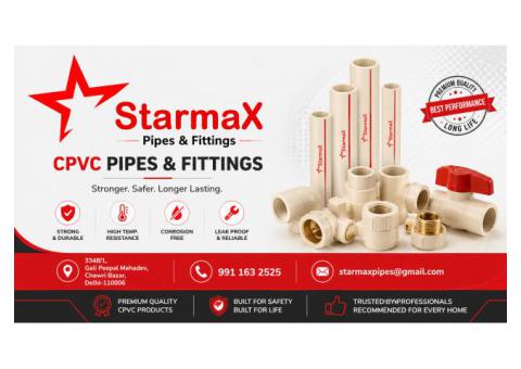 Cpvc Pipes and Fittings for Reliable Plumbing Solutions