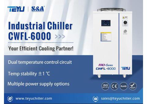 Dual Refrigeration Circuit Chiller for 6kW Fiber Laser