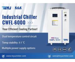 Dual Refrigeration Circuit Chiller for 6kW Fiber Laser