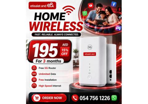 0547561226 Etisalat Home WiFi internet