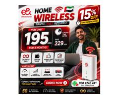 Etisalat Home wifi internet connection