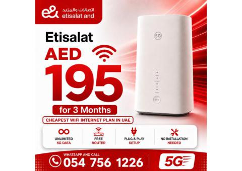 0547561226 Etisalat Home WiFi internet