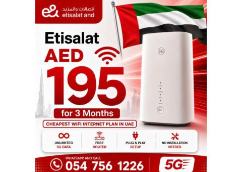 0547561226 Etisalat Home WiFi internet
