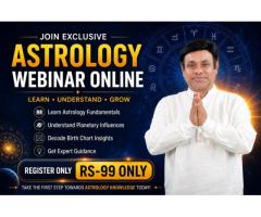 Join Exclusive Astrology Webinar Online Today