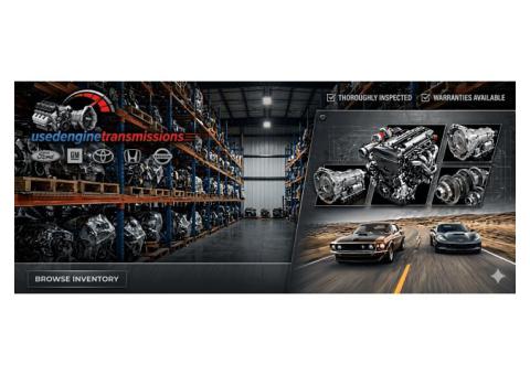 Low-Mileage Used Engines & Transmission — All Makes & Models