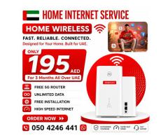 Etisalat Home wifi internet connection