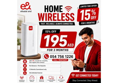 0547561226 Etisalat Home WiFi internet