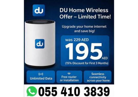 DU HOME WIFI INTERNET